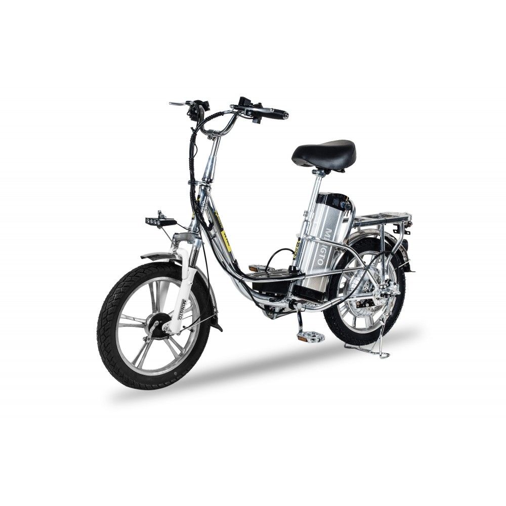 Электровелосипед MINGTO V12 LUX 60V20Ah (серебристый)